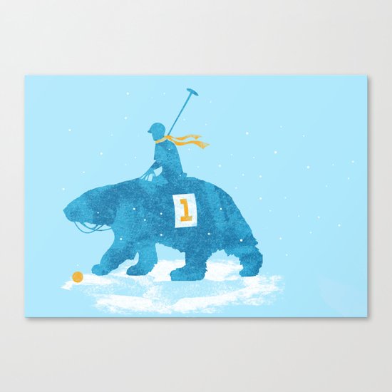 the polar games Canvas Print
