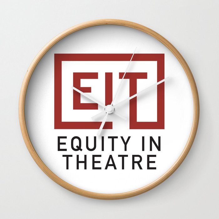Equity in Theatre Wall Clock | Political, Love, People