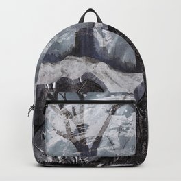Cómo Grados de Poder Bajo Cero Backpack | Metal, Acrylic, Al, Painting, Upyro, Ink, Watercolor 
