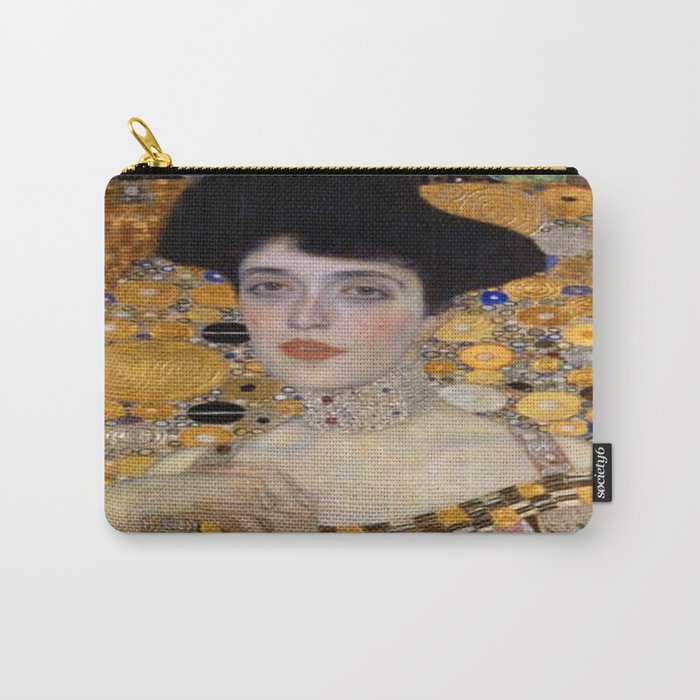 Portrait of woman Gustav Klimt Carry-All Pouch