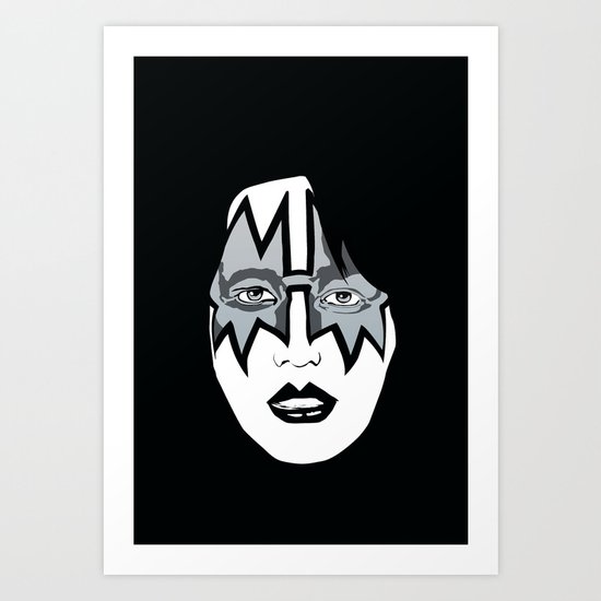 Ace "Spaceman" Frehley Art Print