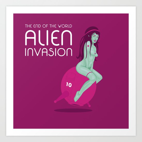 Alien Invasion Art Print