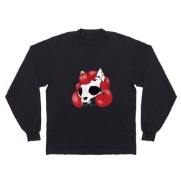Skull Cat Long Sleeve T-shirt