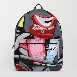 Guerre puDiche Backpack | Painting, Acrylic, Popart 