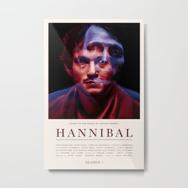Hannibal - Season 1 Metal Print | Movies & TV, Graphic Design, Digital, Illustration 