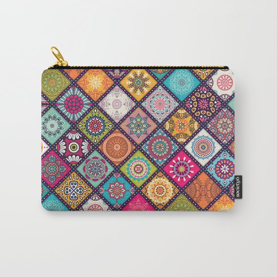 Pattern motif Carry-All Pouch