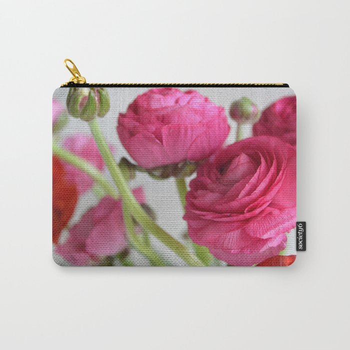 Ranunculus Carry-All Pouch