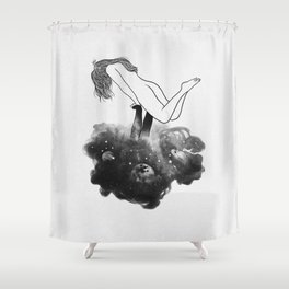 Hands from heaven. Shower Curtain