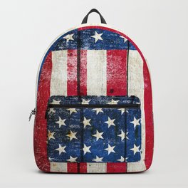Vintage American Flag On Old Barn Wood Backpack | Usa, Starsandstripes, Barnwood, Graphicdesign, American, Murica, America, Americanflag 