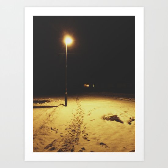 Into the dark side Art Print