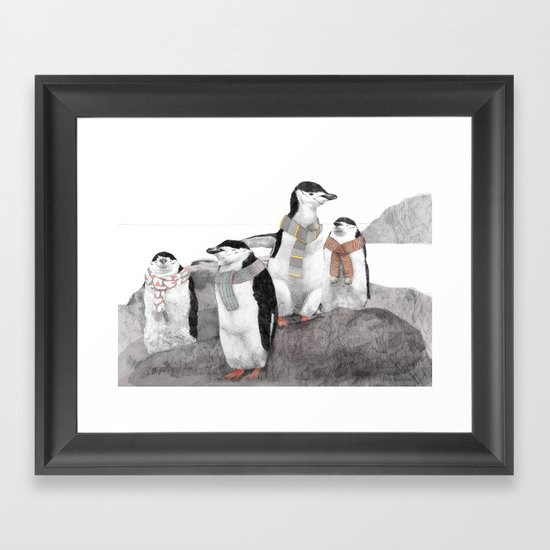 Penguins Framed Art Print