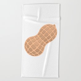 Peanut Emoji Beach Towel