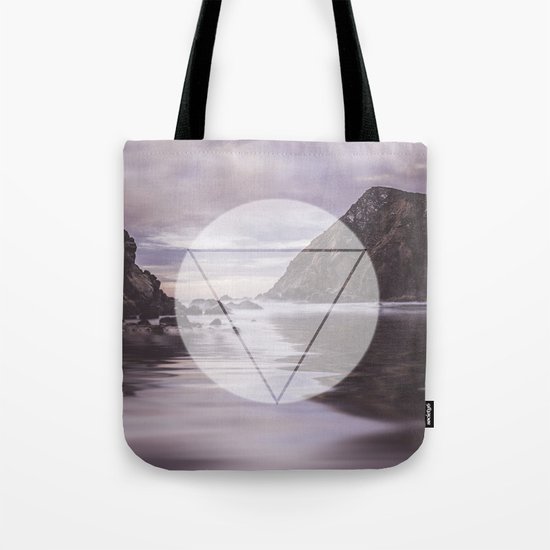 Calm Waters sacred geometry circle triangle Tote Bag