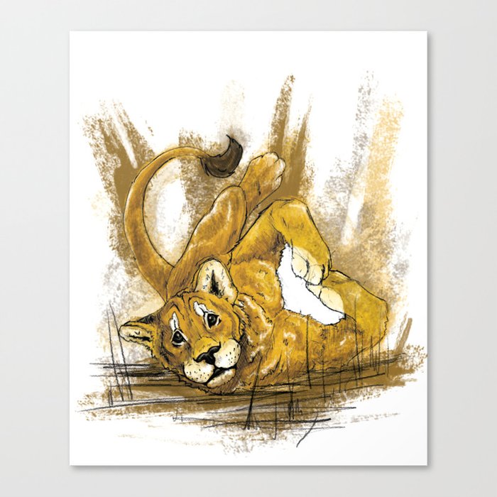 Lion Heart Canvas Print