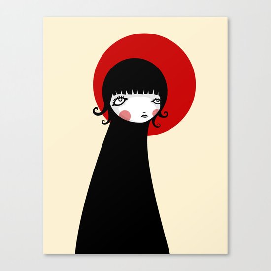 Redd Moon Canvas Print