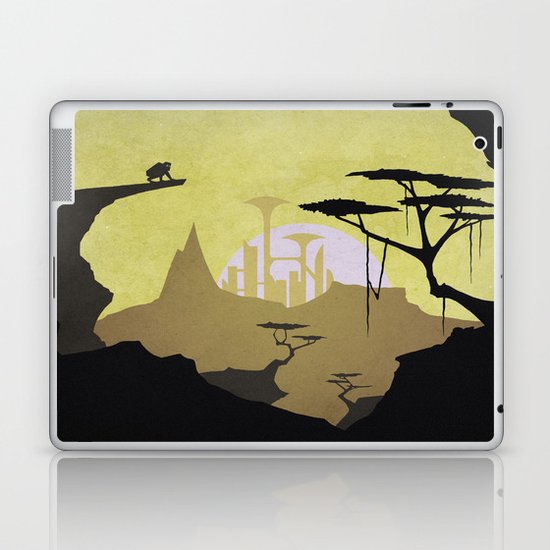 Abandoned city (day) Laptop & iPad Skin
