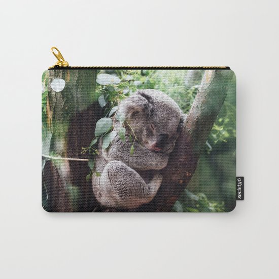 Cute Koala relaxing in a Tree Carry-All Pouch