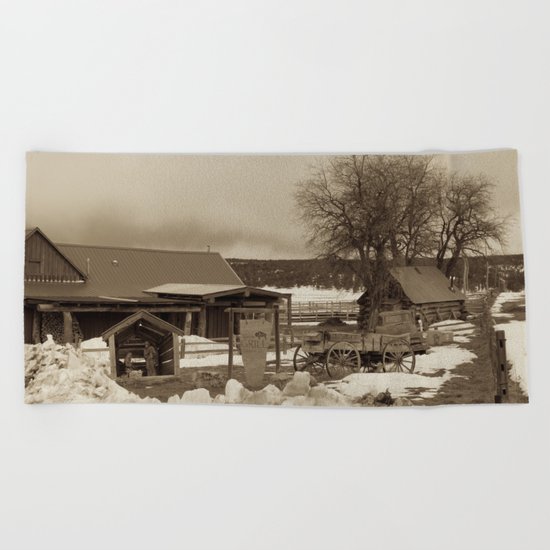 Cowboys Mess Hall Beach Towel