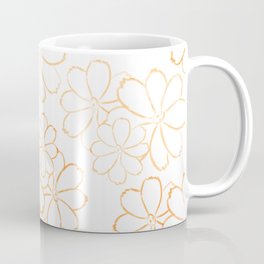 Flower Pattern Coffee Mug