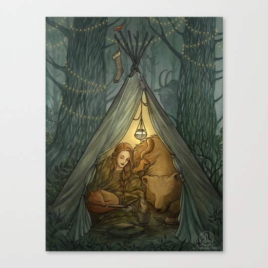 Winter's Eve Canvas Print