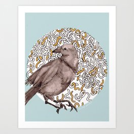 Earlier Bird  Art Print