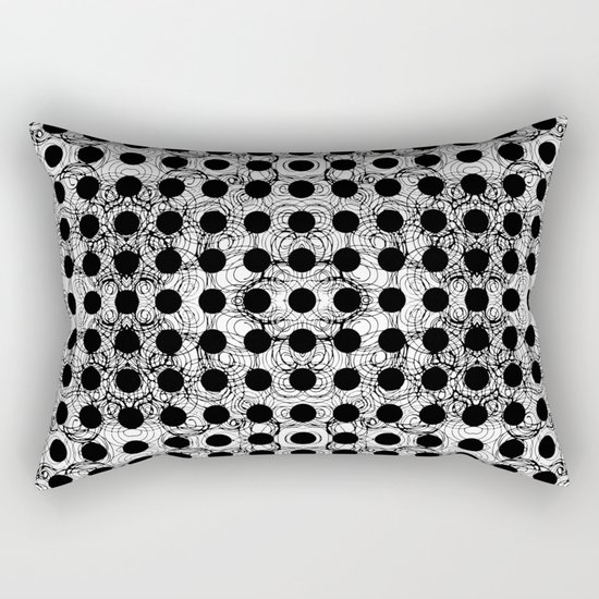 black dot system Rectangular Pillow