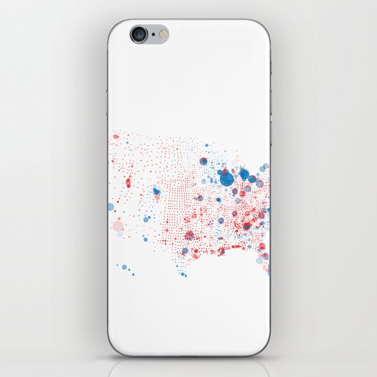 Election Mapping 2008 iPhone & iPod Skin