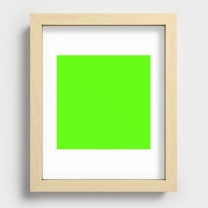 Monochrome green 85-255-0 Recessed Framed Print