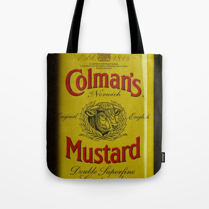 mustard tote handbag