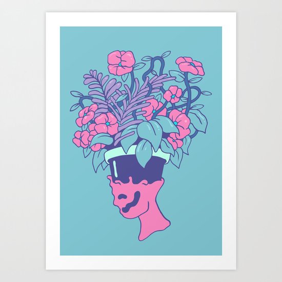 Pot Head Art Print