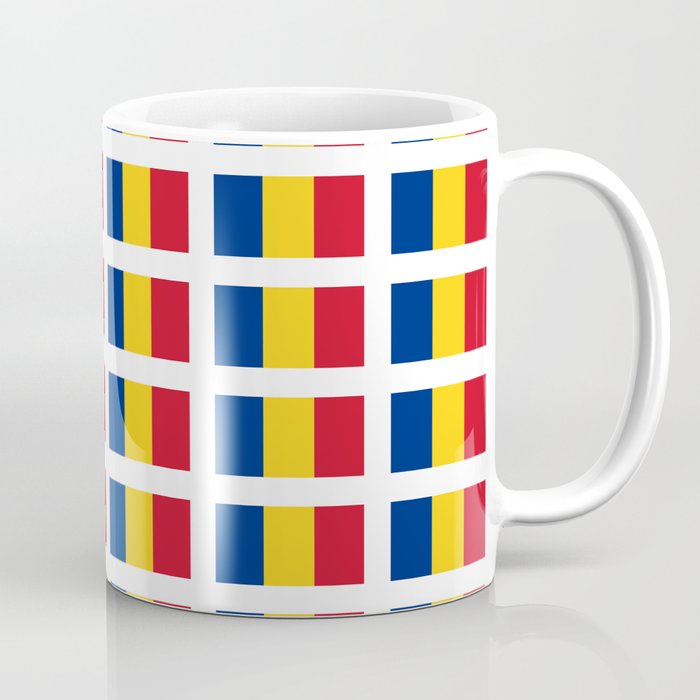 Flag of romania-romania,romanian,balkan,bucharest,danube,romani,romana,bucuresti Coffee Mug