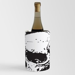 Frontal Lobotomy Skull Of Phineas Gage Vector Isolated Wine Chiller