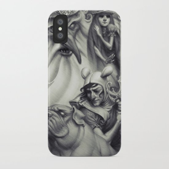 Another Castle :: Duotone Print iPhone Case