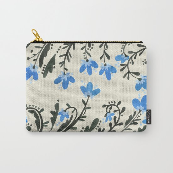 Flowers Carry-All Pouch
