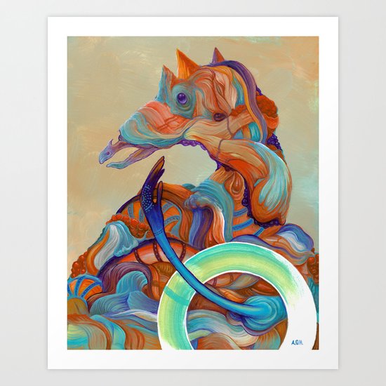The ambassador of light Art Print