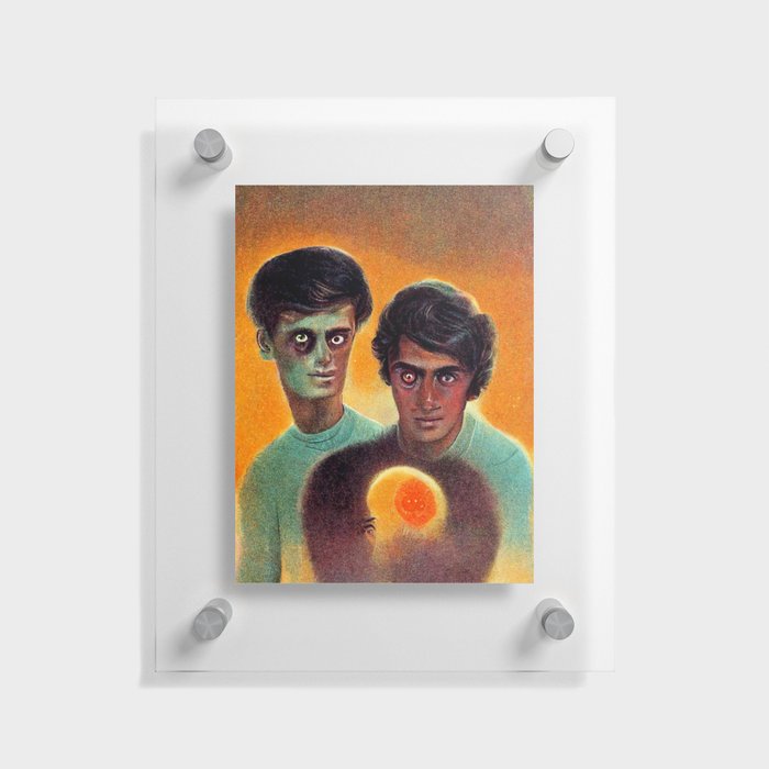 Brothers at a seance Floating Acrylic Print