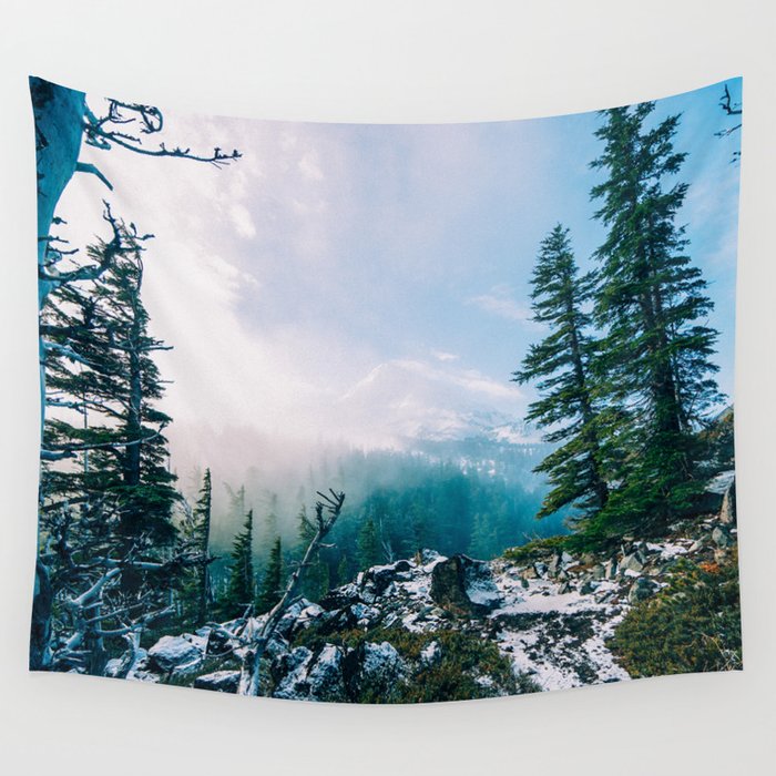 Overlook the Wilderness Wall Tapestry by StayWild Society6