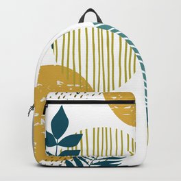 Pastel leaves Backpack
