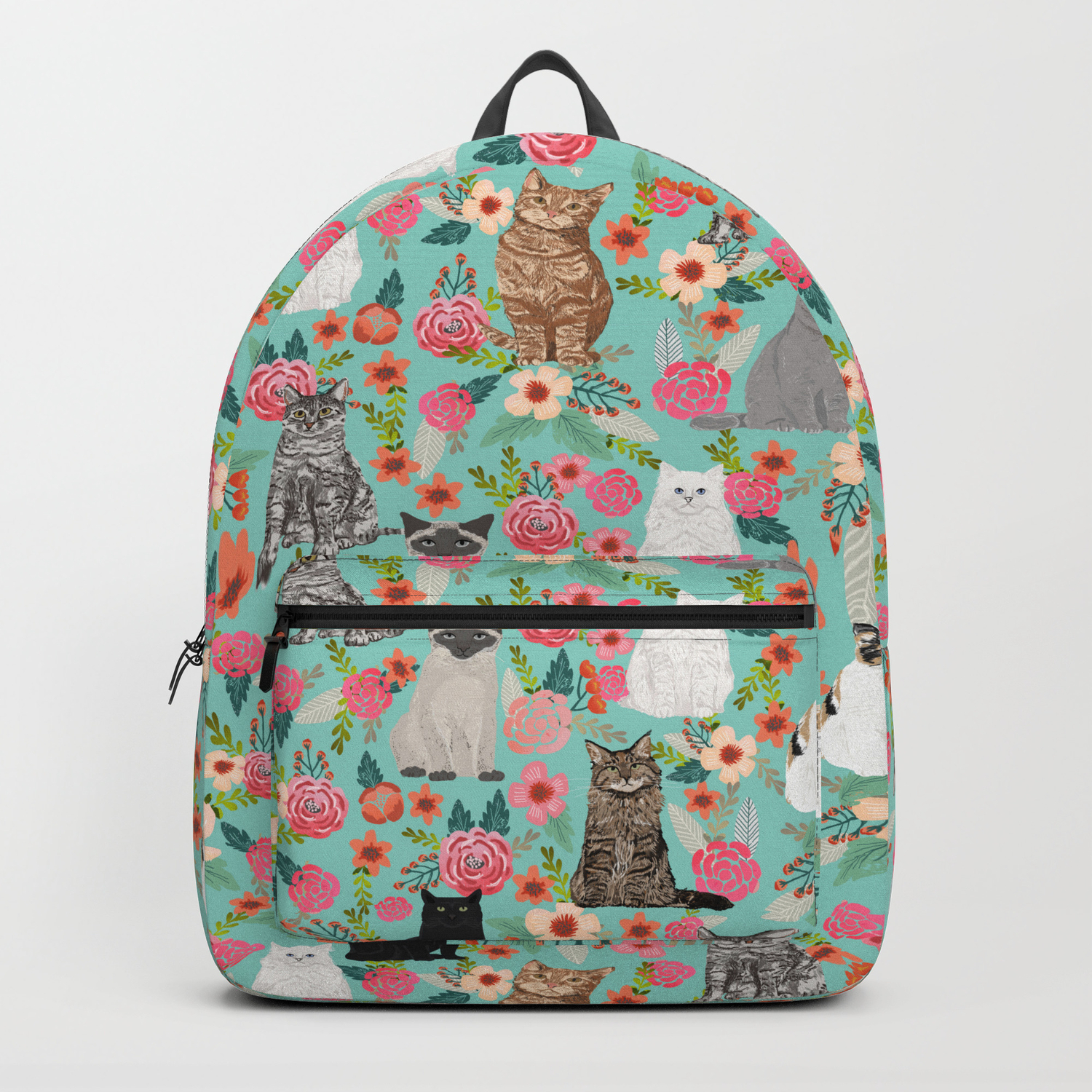 ladies floral backpack