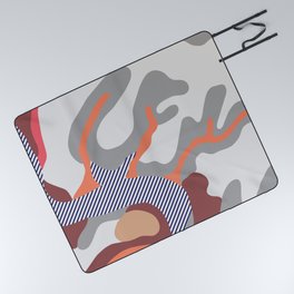 Salmon Ameba Picnic Blanket