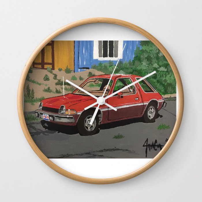 AMC pacer painting Wall Clock
