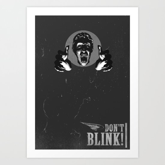 Doctor Who: Weeping Angel Art Print
