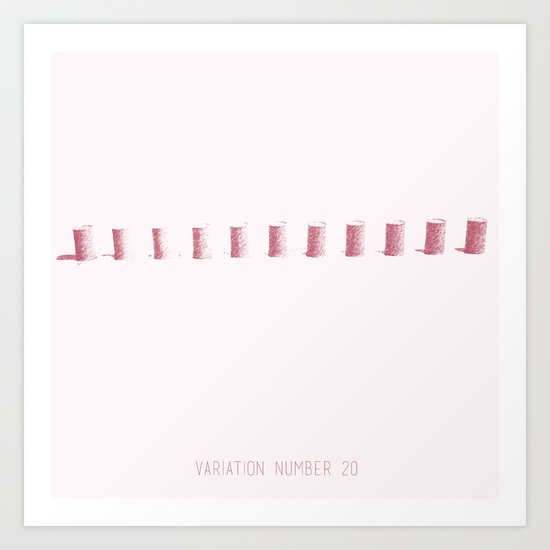 Variation Number 20 (sketch) Art Print