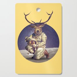 Astronaut deer Cutting Board