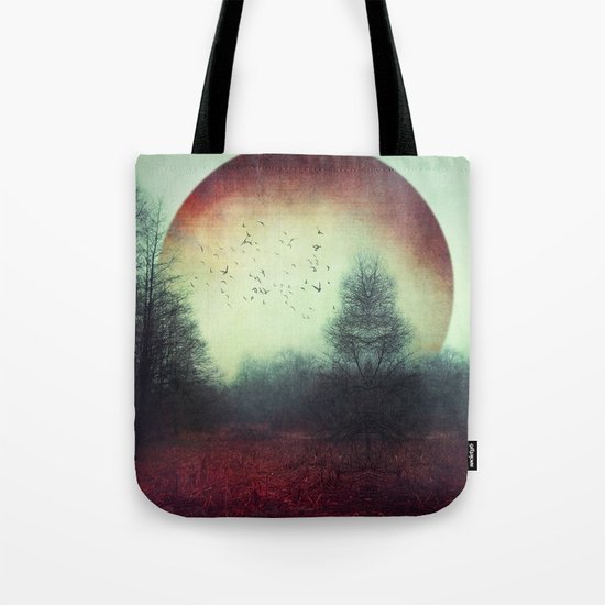 unReality - Fantastic Landscape with Red Planet Tote Bag