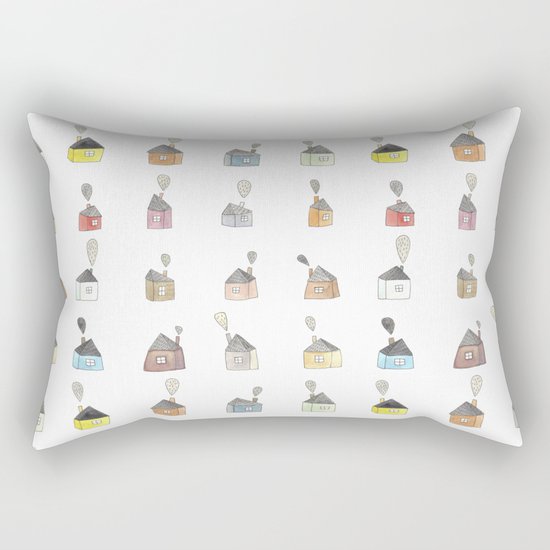 les petites maisons douillettes Rectangular Pillow
