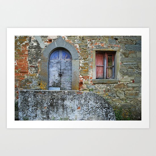 Old House in Italy Art Print