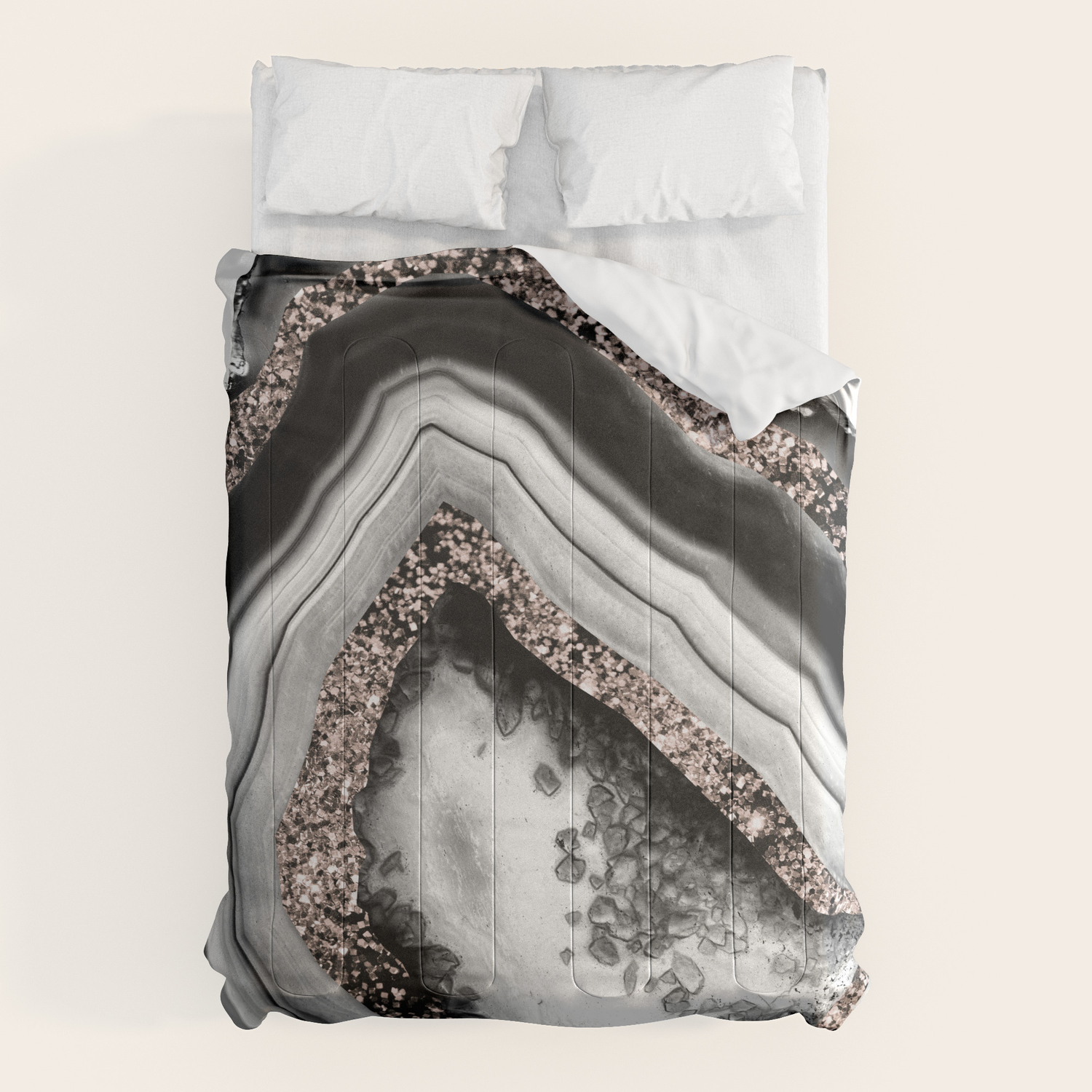 Agate Rose Gold Glitter Glam 4 Gem Decor Art Society6 Comforters By Anitabellajantz Society6 Searching for rose gold comforter at discounted prices? agate rose gold glitter glam 4 gem decor art society6 comforters by anitabellajantz