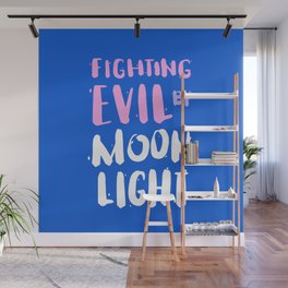 Fighting Evil by Moonlight Wall Mural