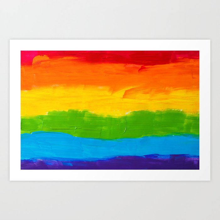 LGBT pride Art Print